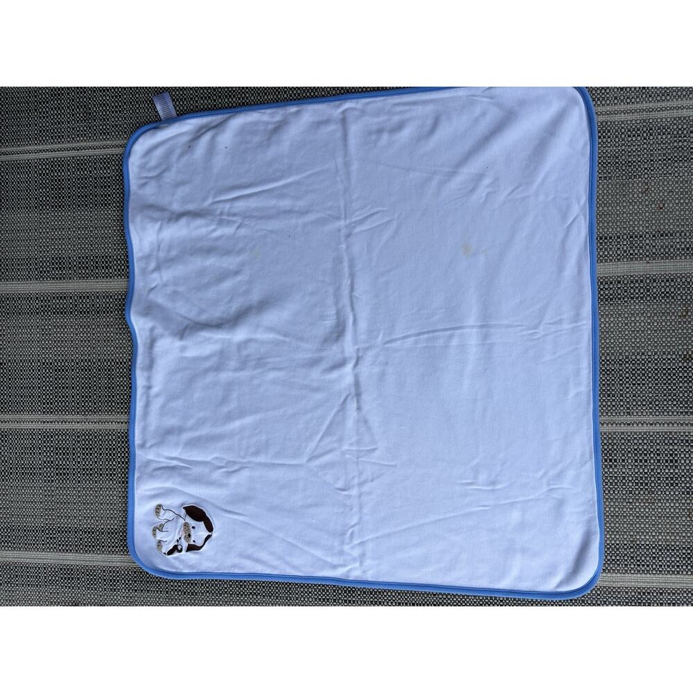 Gymboree Little Golden Books Poky Little Puppy Dog Stripe Baby Blanket Blue - Picture 7 of 8
